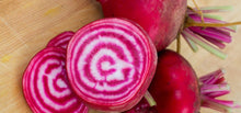 Load image into Gallery viewer, Buy Online High Quality Chioggia Beet Seeds, Heirloom, Organic | Buy Rare, And Extraordinary Heirloom Seeds - Seeds to Cherish