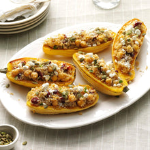 Load image into Gallery viewer, Buy Online High Quality Honeyboat Delicata Squash, Non Gmo, Organic, Super Sweet Squash | Buy Rare, And Extraordinary Heirloom Seeds - Seeds to Cherish