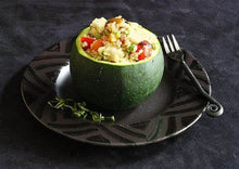Load image into Gallery viewer, Buy Online High Quality Heirloom Round Tatume Squash Seeds, Zucchini Squash | Buy Rare, And Extraordinary Heirloom Seeds - Seeds to Cherish
